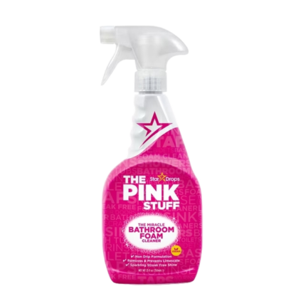 The Pink Stuff, Bathroom Foam Spray, All Purpose Cleaner, Rhubarb Scent, 25.36 oz.